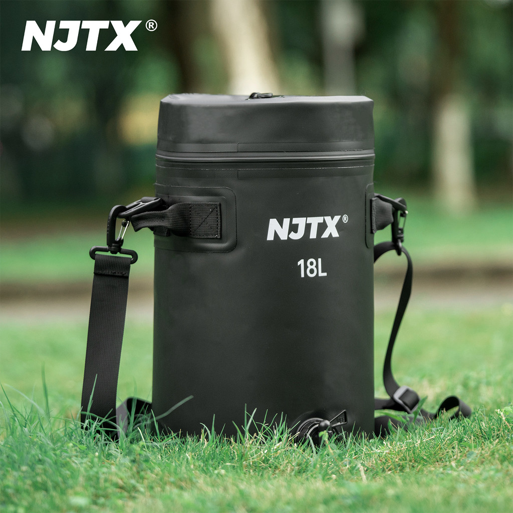 NJTX Tranquil Adventure 18L Montanhismo ao ar livre Aventura Camping Saco de armazenamento de água Cavidade selada Balde