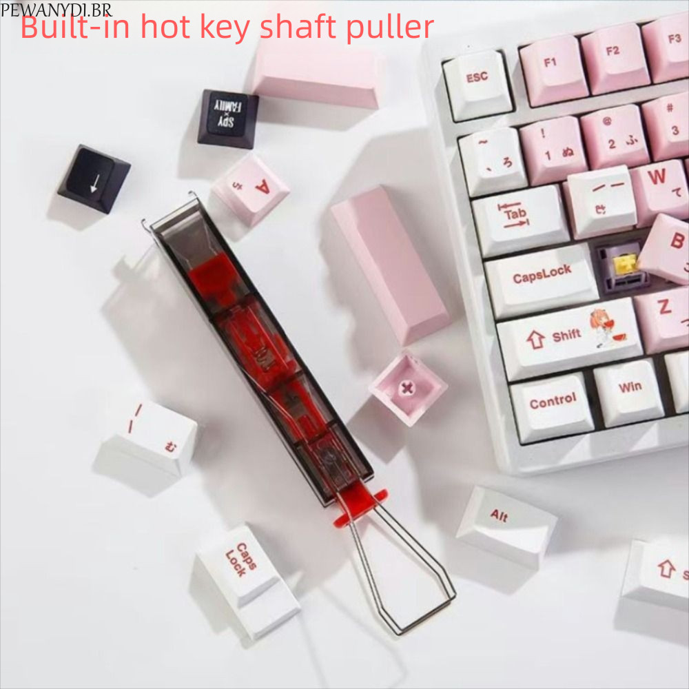 Extrator De Interruptor De Teclado PEWANYDI , Tampas De Teclas Transparentes DIY , Ferramenta Portátil De Remoção De 2 E