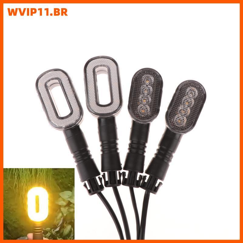 WVIP 2 Pcs Bicicleta Turn Signal Horn Lanterna Traseira 36-72V Lâmpada De Advertência Para Elétrica Scooter BR