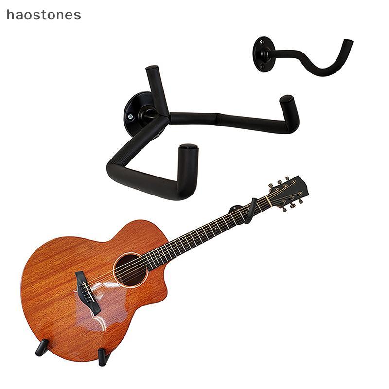 1PC Horizontal Bla Metal Guitarra Montagem Na Parede Cabide Suporte Para Acústica Baixo Violinos Bandolins Slat Display
