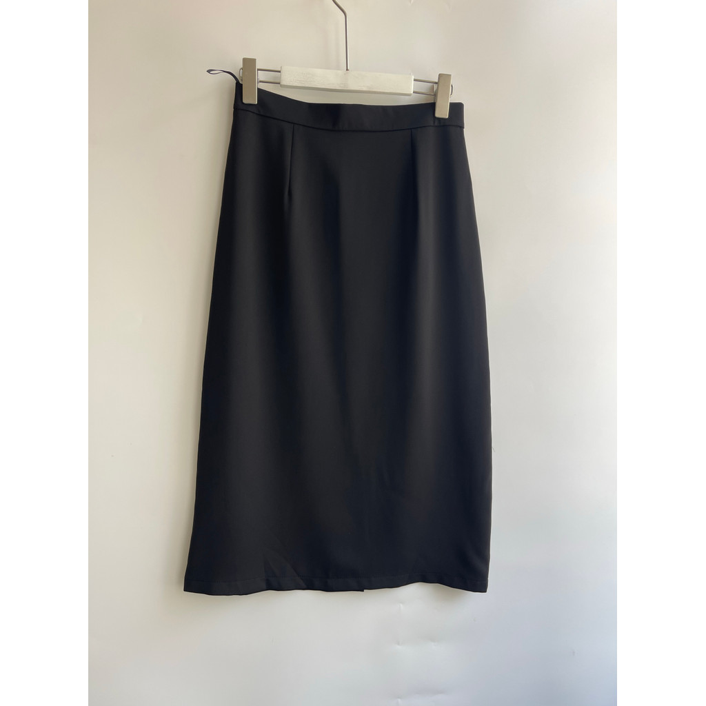 Coreia do sul importado Dongdaemun roupas femininas genuínas BOONTHEDRESS2025 verão saia quadril de cintura alta preto O