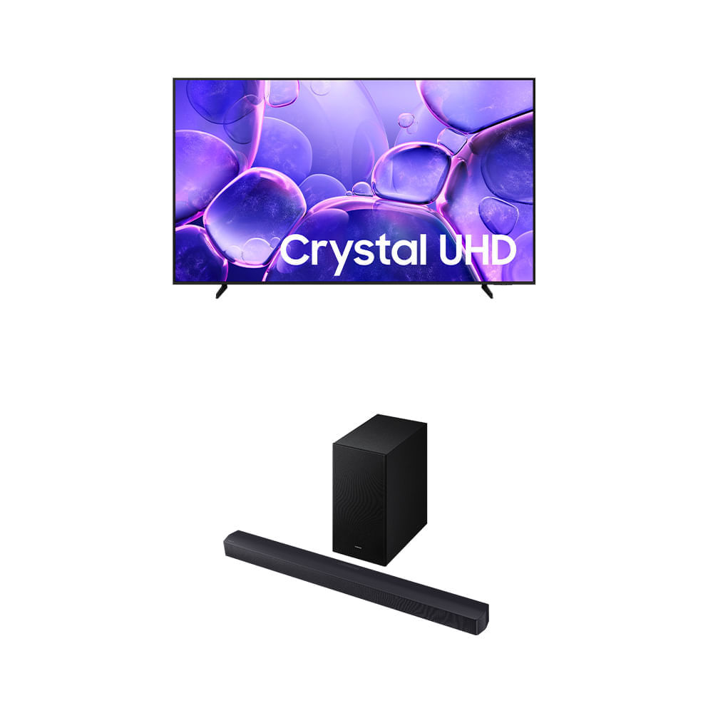 Samsung Smart Tv 85" Crystal UHD 4K U8600f + Soundbar Hw-b450f — R$ 9.598,95 em Shopee