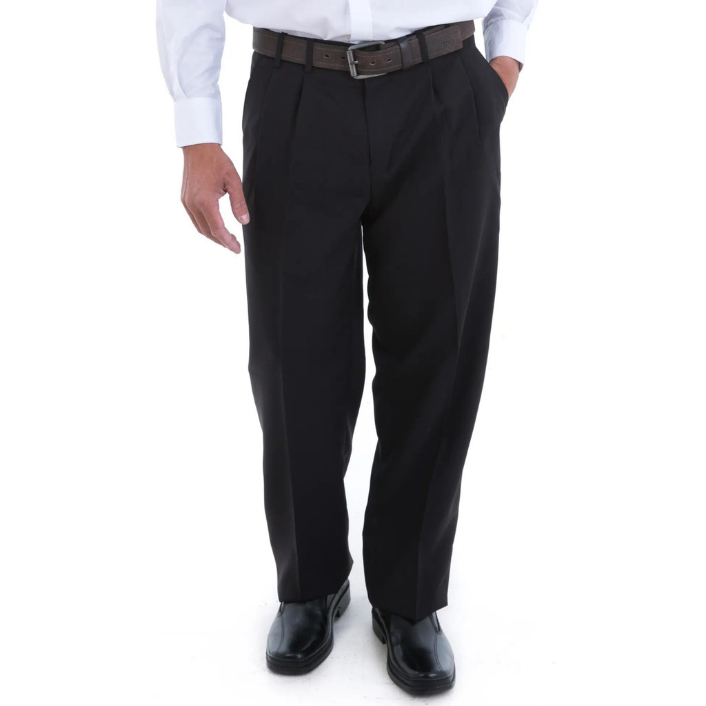 Calça Social Masculina Em Tecido Oxford