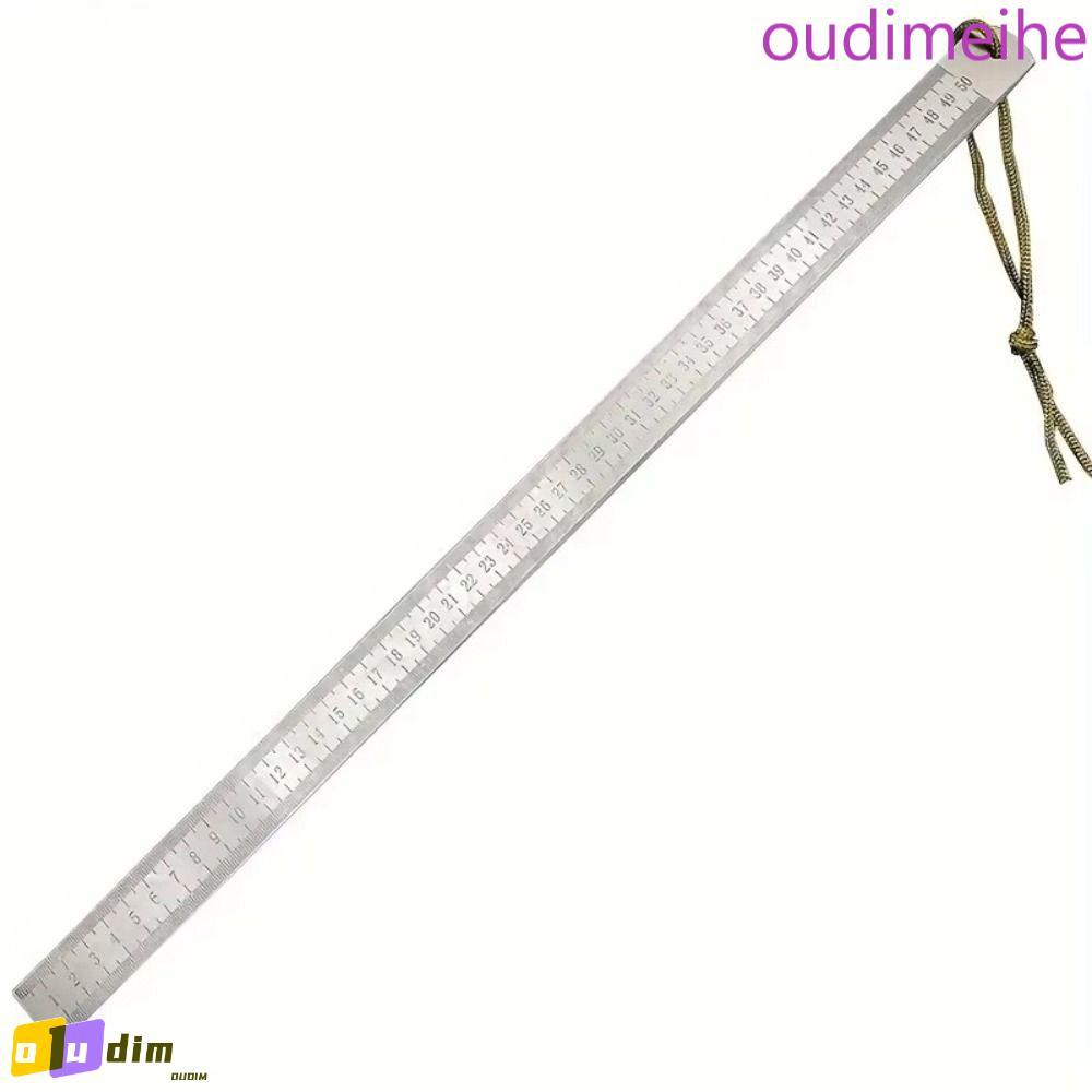 Régua De Vara De Forjamento OUDIMEIHE , Aço Inoxidável De Escala Dupla De 53 Cm , Ferramenta De Medição Espessada À Prov