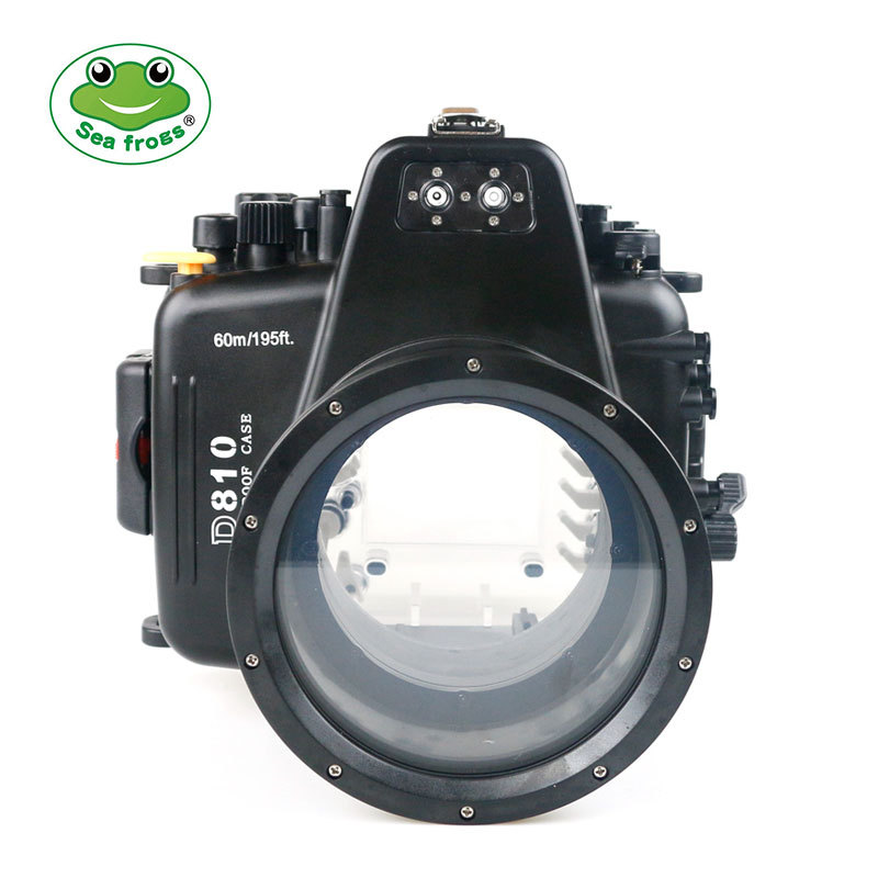 Sea Frog Produto Genuíno Adequado para NIKON NIKON D810/D800 Câmera Estojo À Prova D 'Água 40 Máscara Macro Grande Angul