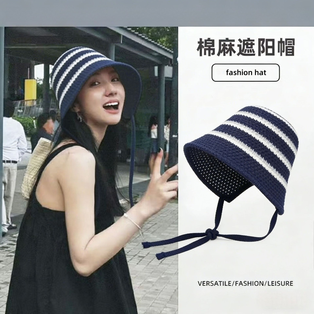 Chapéu De Sol Balde Listrado Nicho Split-Back Gorro De Malha À Prova De Vento Boné De Ciclismo