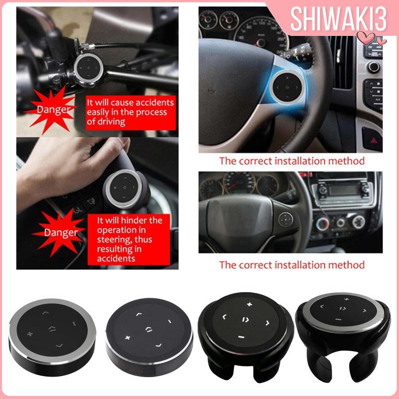 [Shiwaki3] Controle Remoto De Smartphone Com Volante De Mídia Sem Fio Para IOS 7.0 Ou Android 4.4 Acima , 4 Tipos Escolh