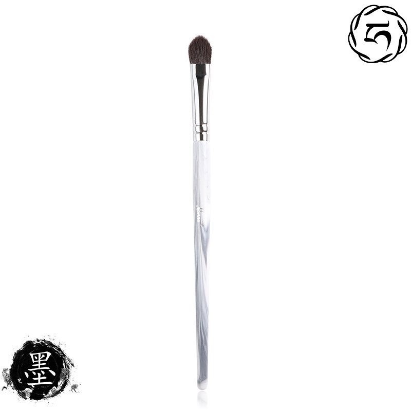 Iremy|AILINMI Ink Soul Azul Branco Pincel de Maquiagem 207s Grande Cor Precisa Colocando Pincel de Sombra Fina Luz Front