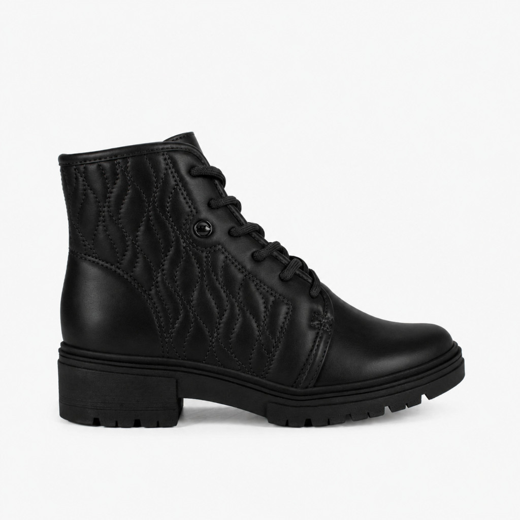 Bota Coturno Feminina Dakota Tratorado Trançado Original