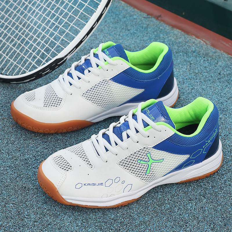 Sapatos de badminton das mulheres dos homens respirável tênis profissional adulto plana antiderrapante sapatos de vôlei 
