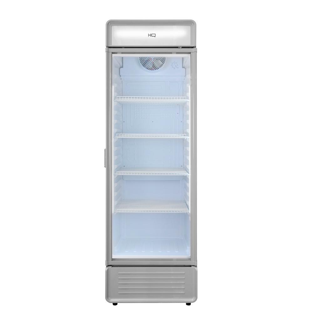 Refrigerador Expositor Vertical HQ 439L Porta de Vidro Duplo LED e Trava Cinza HQ-439REVPVX — oferta na Shopee