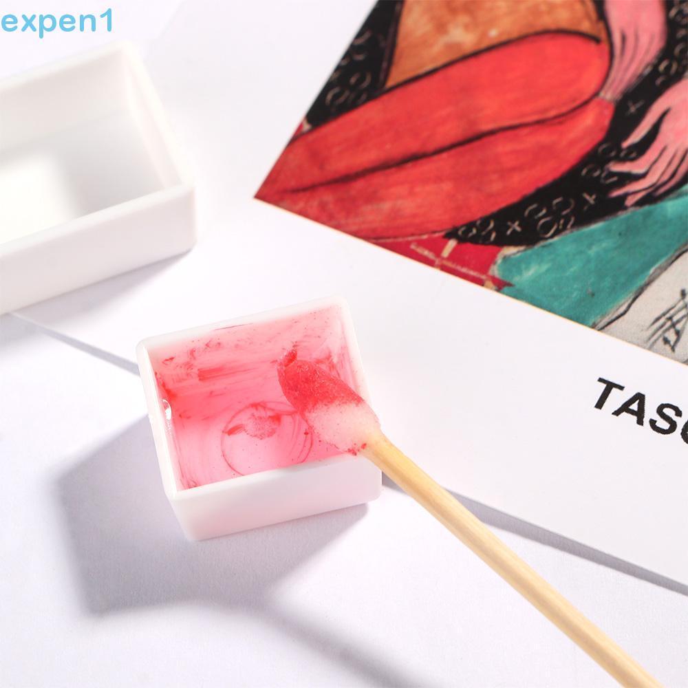 EXPEN Grade De Pintura Em Aquarela Branca 2ml Artistas Vazios Panela Completa Suprimentos De Plástico