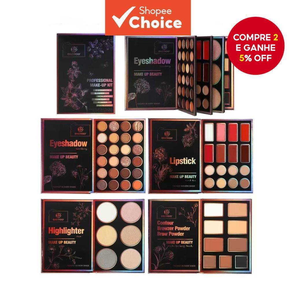 Paleta De Maquiagem Halloween Jardim Secreto: 55 Cores Para Olhos, Lábios, Corretivo, Contorno E Sobrancelhas