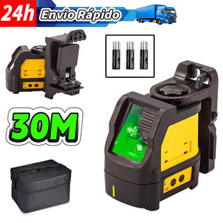 Nível Laser Profissional Nível Laser Cruz Verde Linha 30 Metros Leveler-DW088CG Nível Laser
