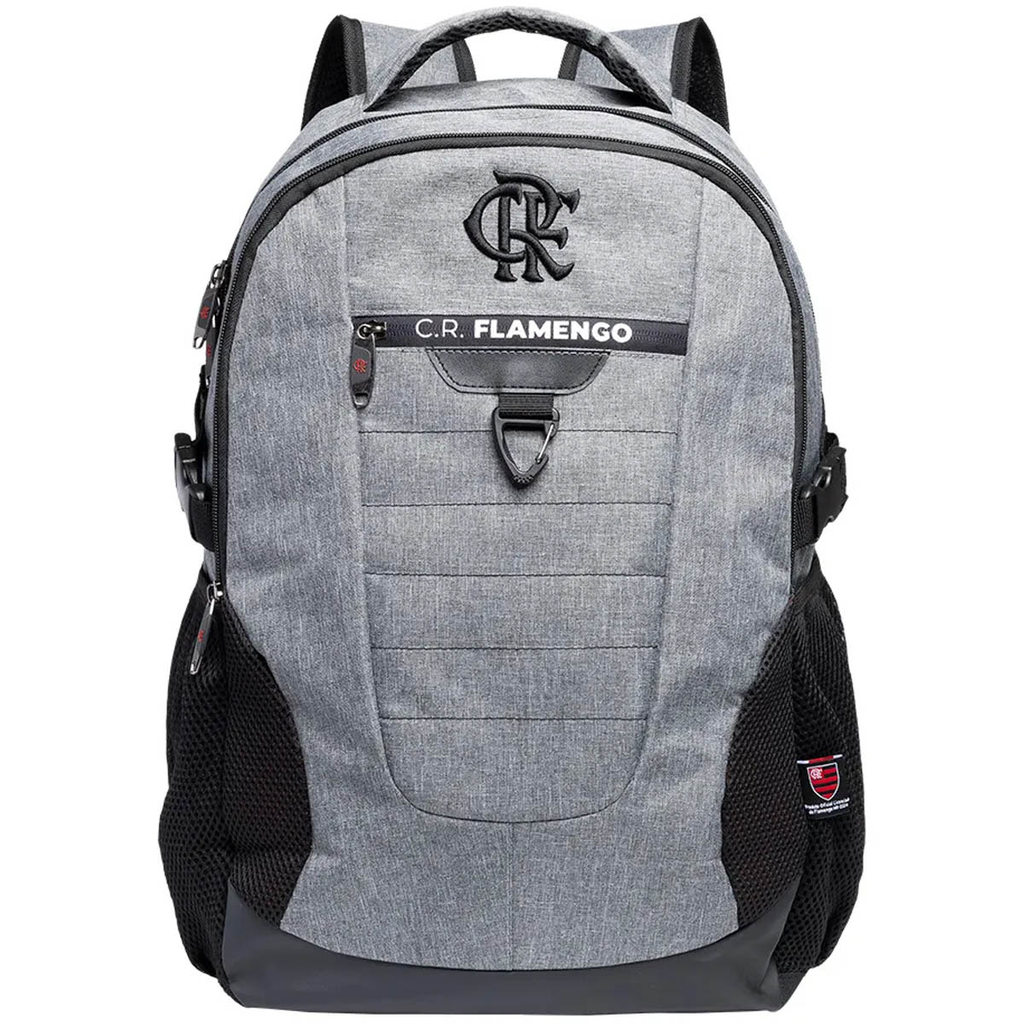 Mochila Xeryus B01 Esportiva Flamengo Unissex Cor Cinza