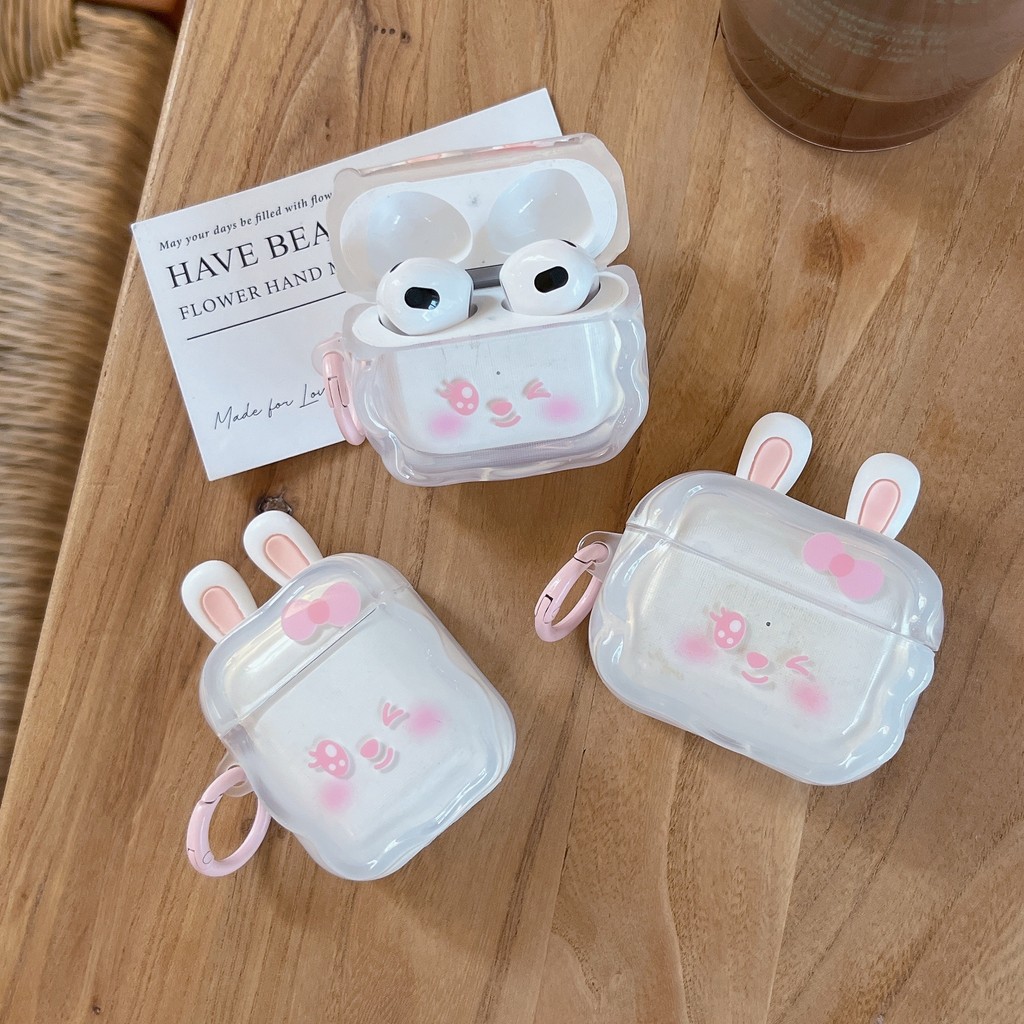 Capa ins Para AirPods , Protetora Fone De Ouvido Apple , Corrente Fofa De Desenho Animado Adequada 4 1/2 Pro/2 3 Antider