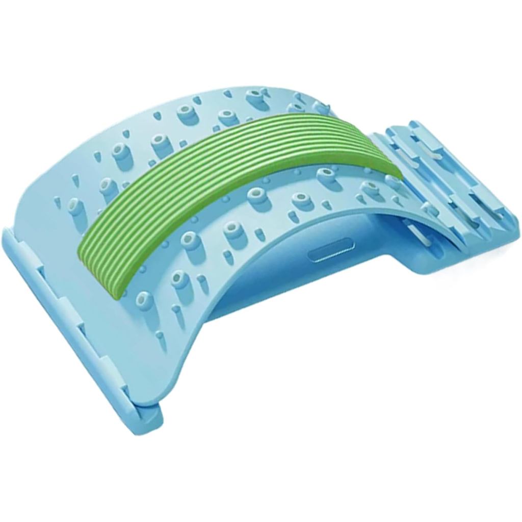 Esticador de Costas para Conforto da Coluna, 3 Níveis, Esticador Lombar - Massageador Antiderrapante para Relaxamento Mu