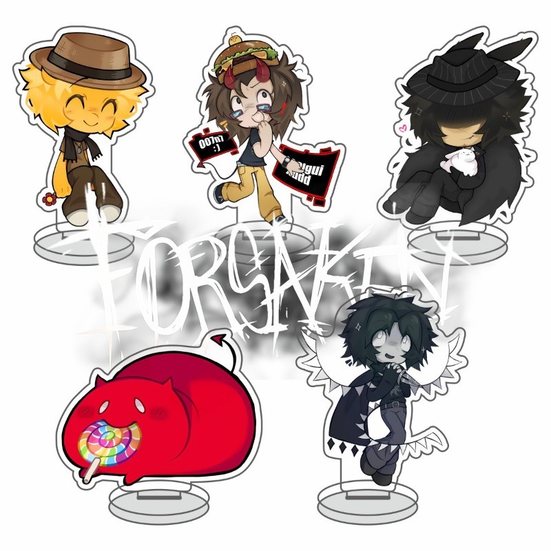 Elliot Dois Tempos Token Anime Figura Chance Foraken Figuras De Brinquedo Mulher Dos Desenhos Animados Cosplay Suporte D