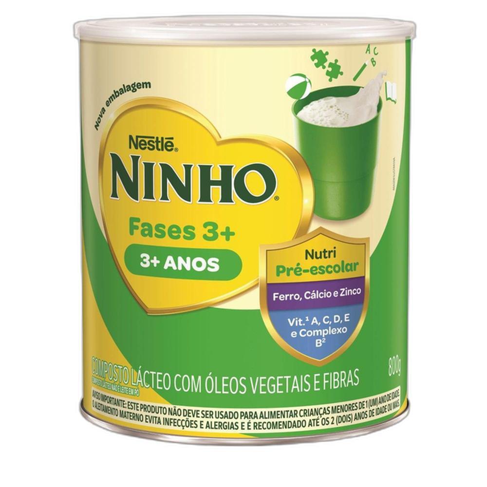 Composto Lácteo Nestlé Ninho Fases 3+ 800g
