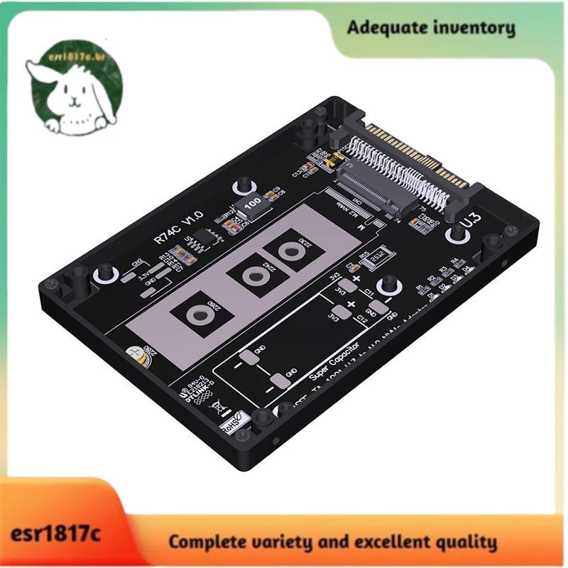 Adaptador R74C M . 2 NVMe Para U 3 PCIe 4.0 X4 SSD SFF-TA-1001 Com Gabinete De Liga CNC 2230 2242 2260 2280