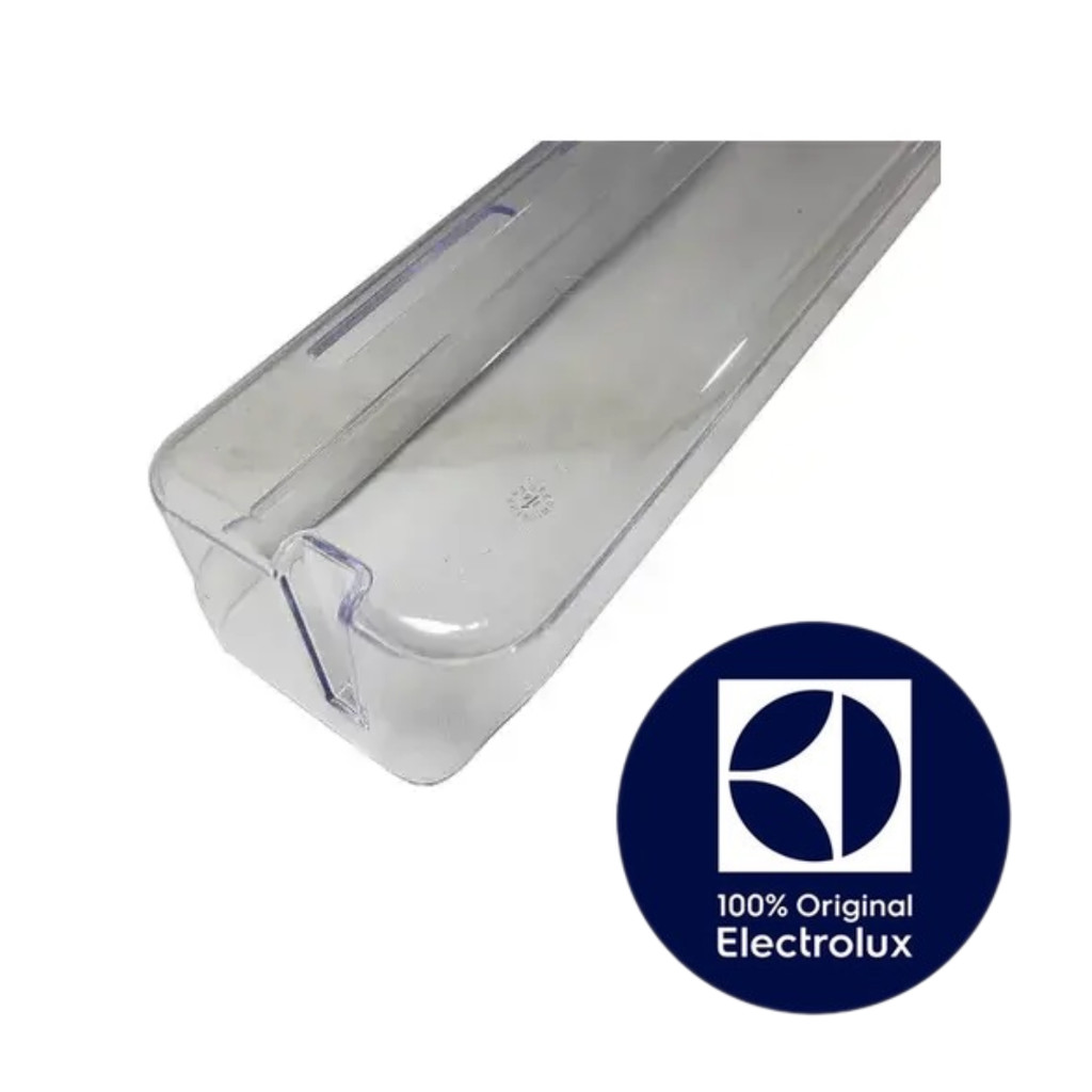 PRATELEIRA RASA PORTA REFRIGERADOR ELECTROLUX ORIGINAL - TF51 - TF51X - TF52 - TF52X
