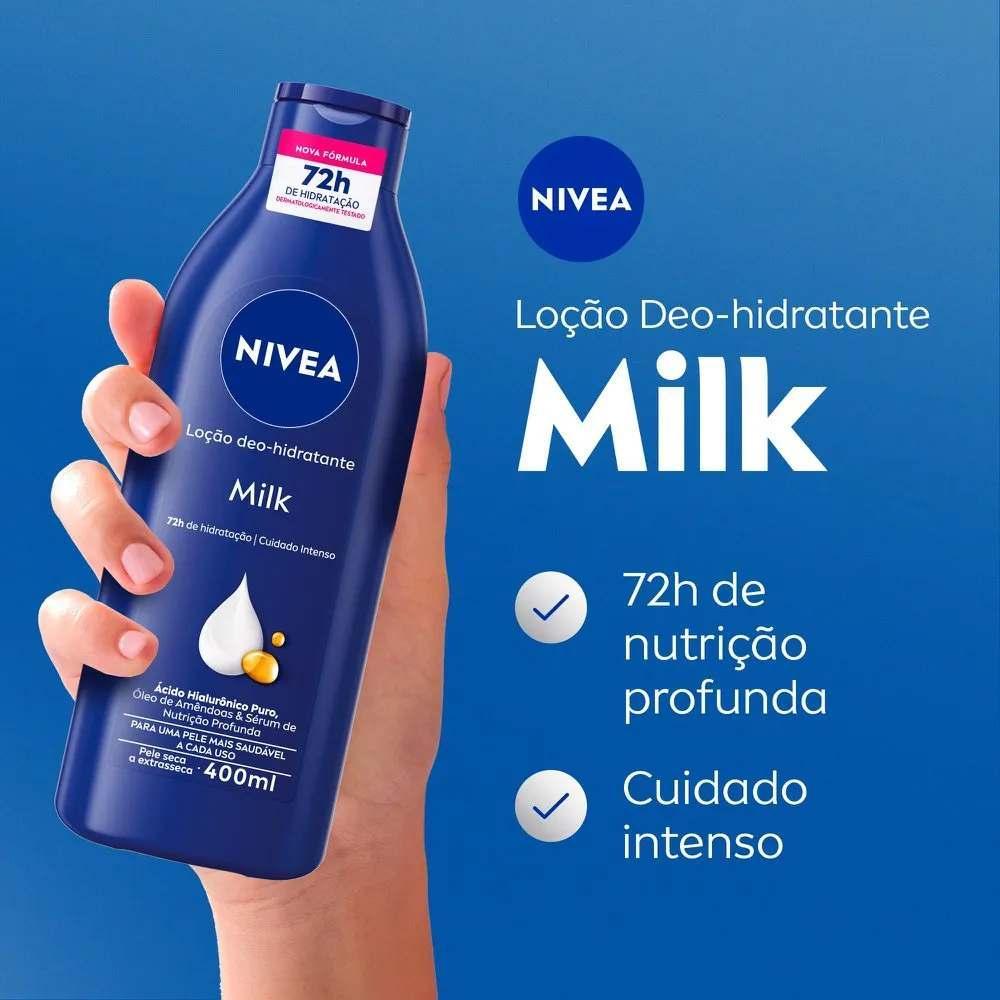 Loção Deo-hidratante Nivea Milk Pele Seca A Extrasseca 400ml · foto 2