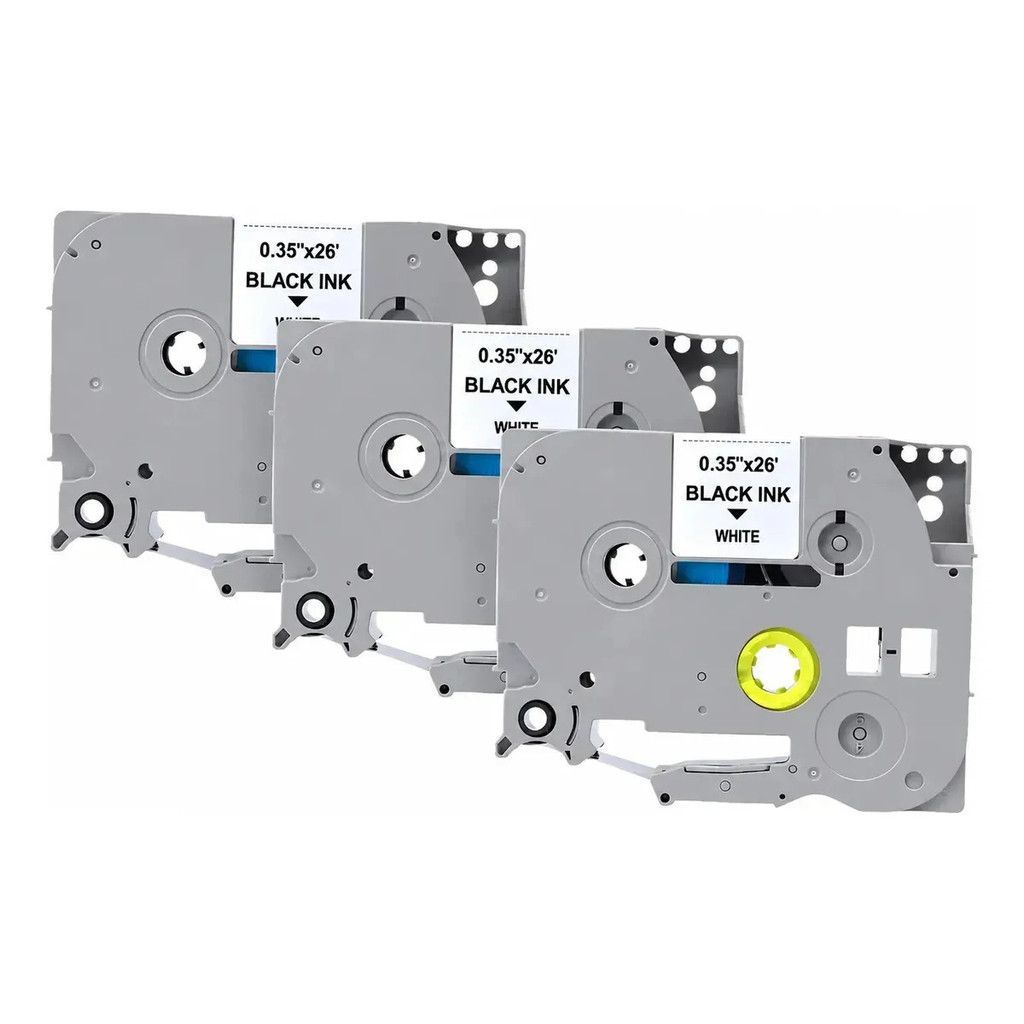 Fita Compatível Tze-221 Tzc-221 9mmx8m Kit 3 Unid