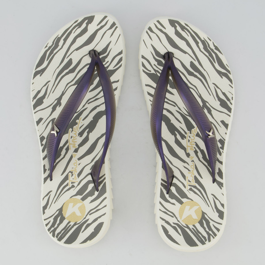 Chinelo Kenner Ibiza Tasha &amp; Tracie Branco Feminino