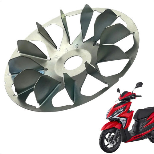 Placa Aletas Motor Elite 125 2019 - 2024 Original Honda