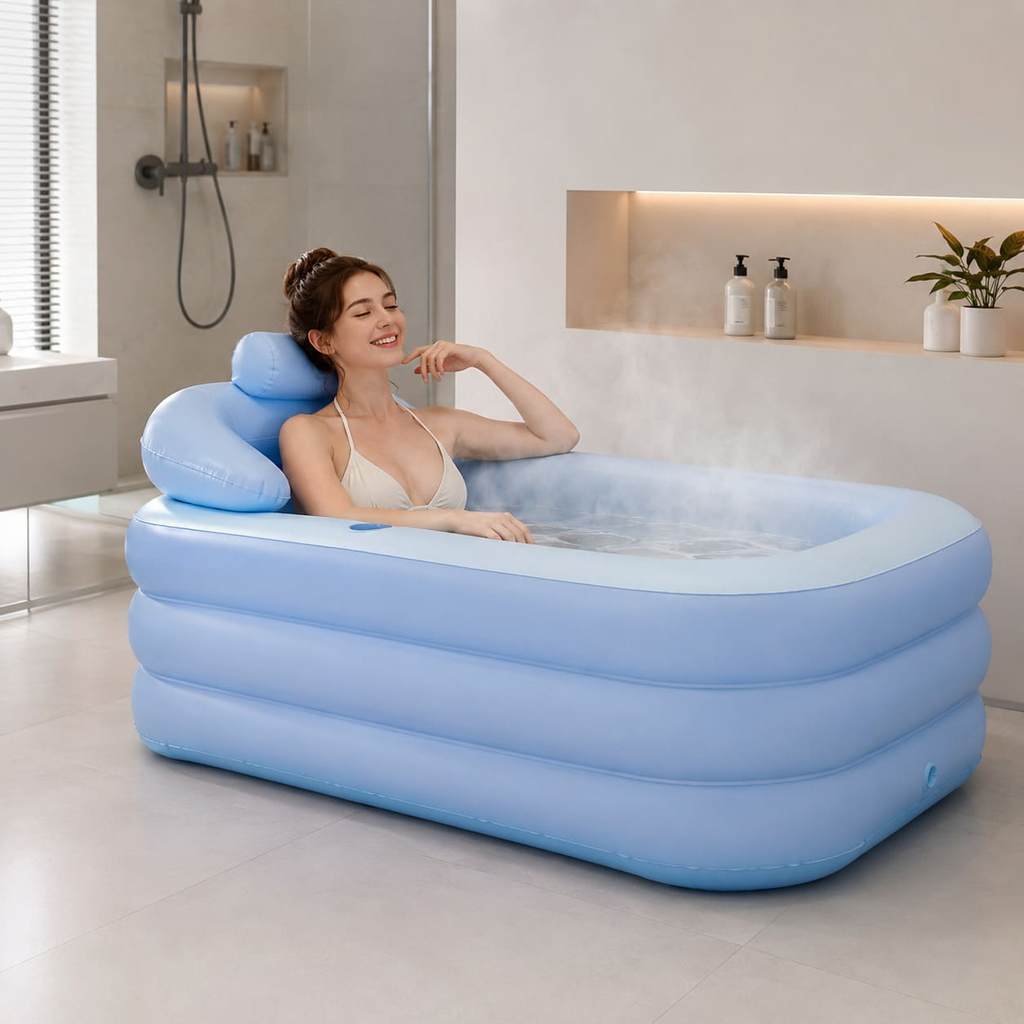 Spa Portátil Banheira Adulto Inflável Ofurô Térmico PVC Luxo Viagem E Casa