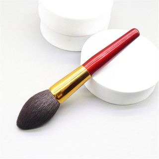 Lã fina luz pico encantador caseiro chama escova fixação maquiagem pó solto escova tamanho grande Oversized fofo Blush e