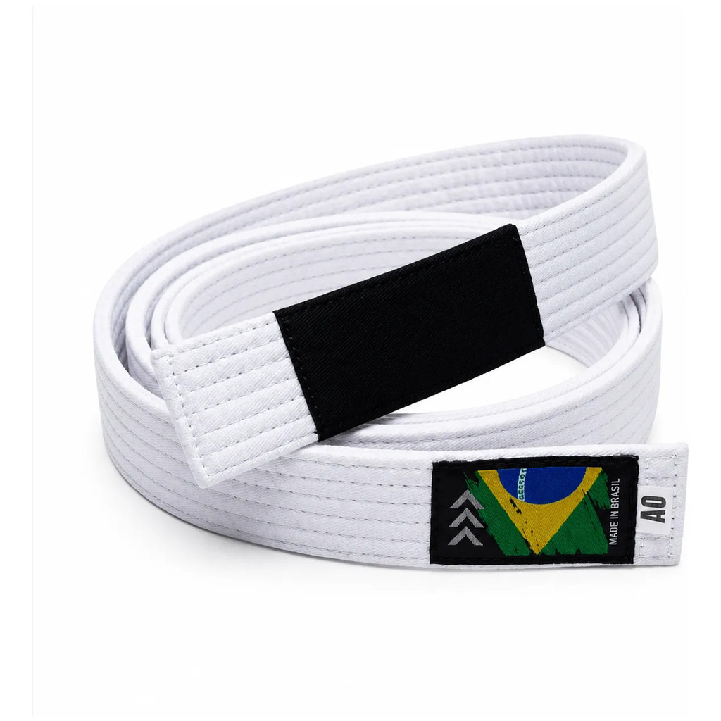 Faixa Jiu Jitsu 100% Algodão Reforçada Profissional Ponta Graduação 6 Costuras Tradicionall