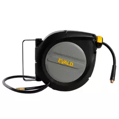 Carretel com Mangueira Retrátil 250 PSI 10m para Ar Comprimido EV-8303 EVALD