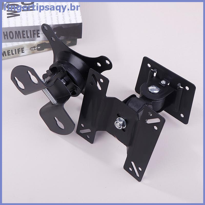 FINGE 1 Conjunto De Montagens De TV De 14 A 24/27 Polegadas LCD LED Monitor De Montagem Na Parede Braet Fixo Painel Plan