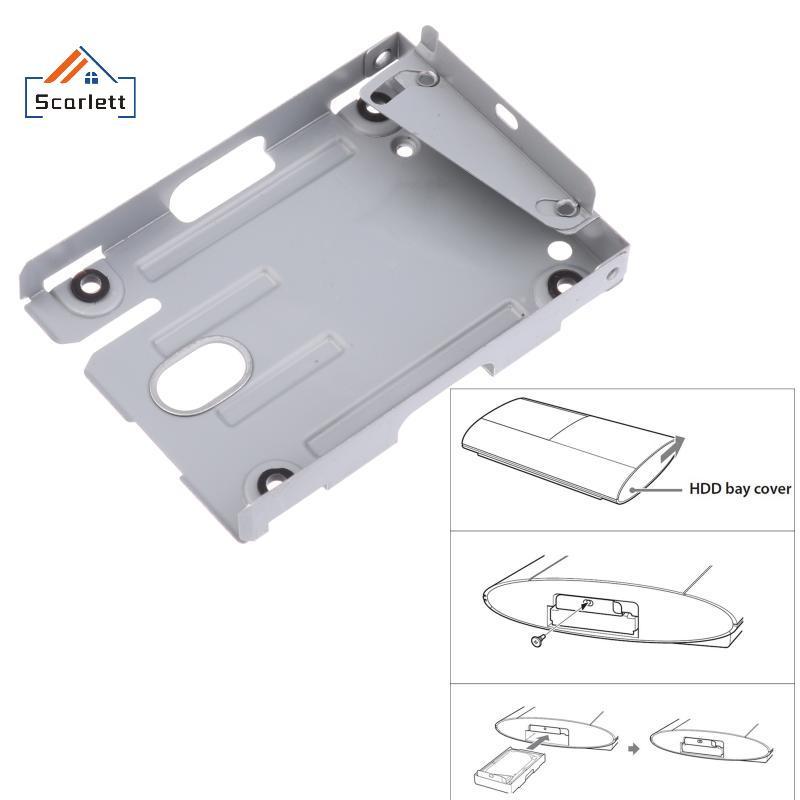 [Scarlett] Para PS3 Disco Rígido Braet Super Slim HDD 4000 Bandeja Base De Unidade Suporte Montagem Console Acessórios D