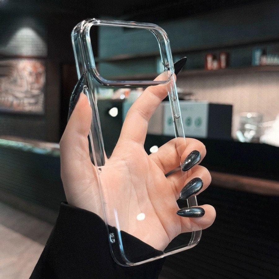 Capa Space Transparente Acrílico PC Anti Impacto (Não Amarela) Para Samsung S26 S25 S24 S23 S22 S21 S20 S10 Plus Ultra
