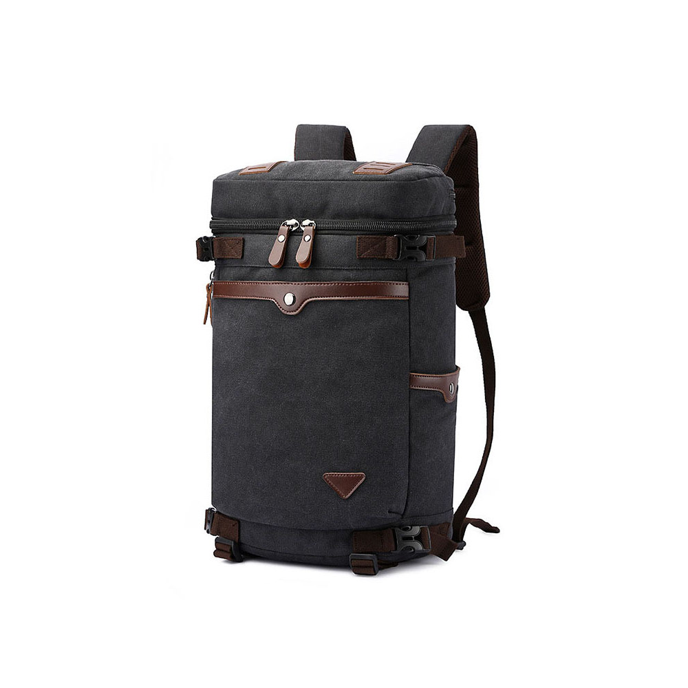 Nova marca de lona ao ar livre montanhismo mochila de viagem dos homens grande capacidade saco de viagem grosso durável