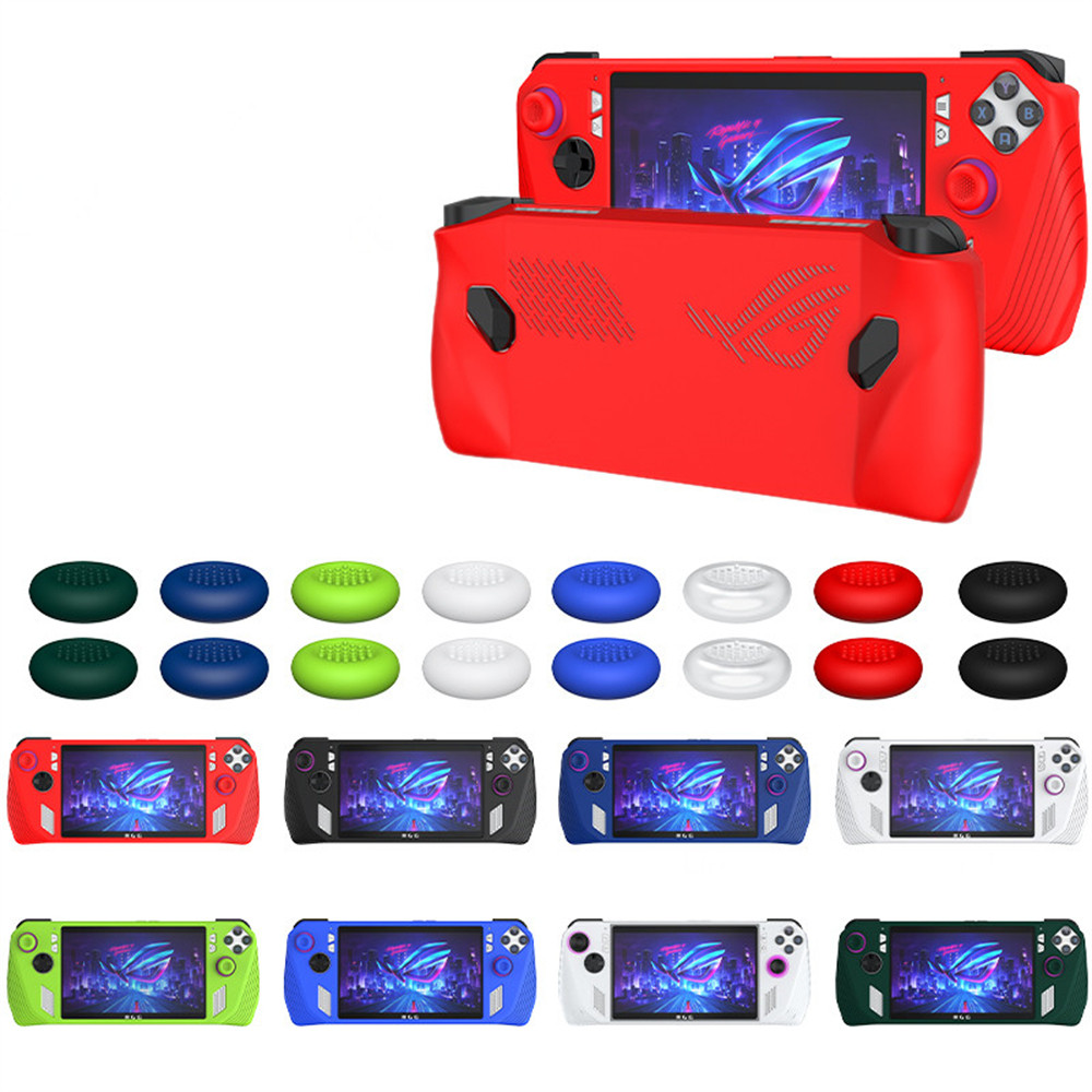 Capa De Silicone Macio De Cor Sólida Para Console De Jogos ASUS ROG ALLY Protetora À Prova De Choque