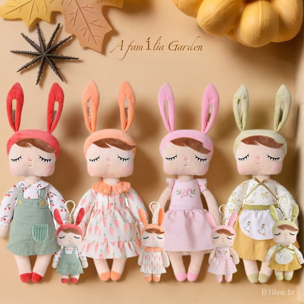metoo Brinquedos de Pelúcia da Série Família Campestre, Vários Tamanhos, Chaveiros de Brinquedo para Crianças, Série de
