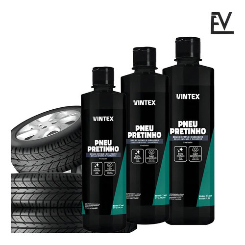 Vintex Pneu Pretinho 500ml Preto · foto 2