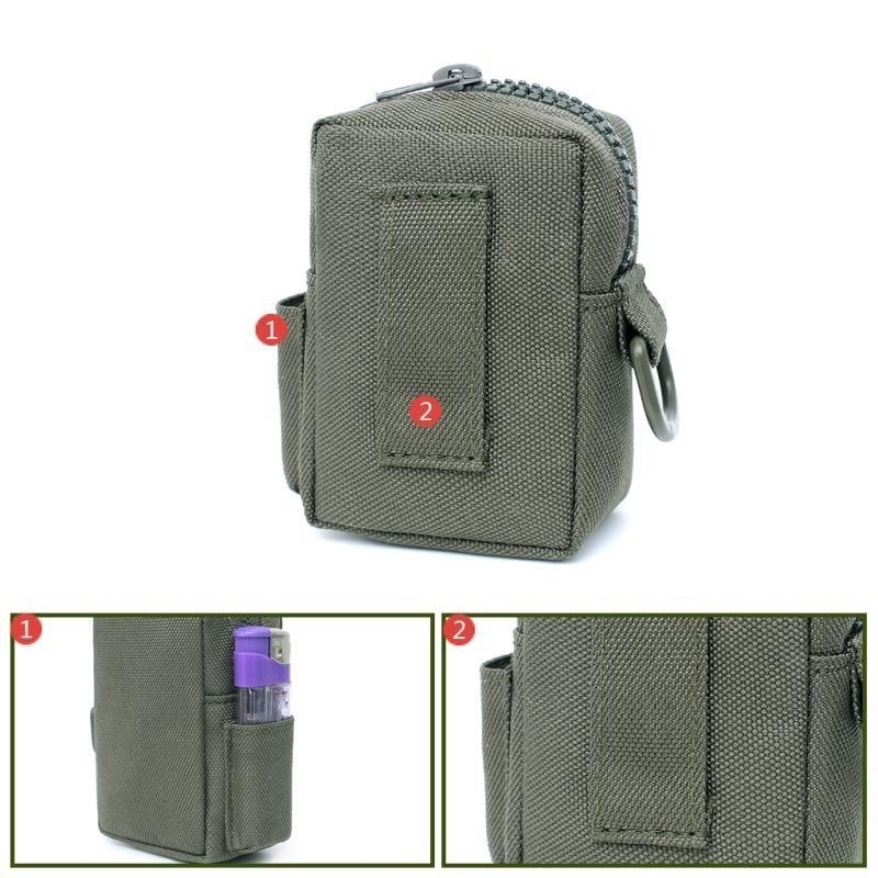 Esportes ao ar livre multifuncional masculino saco do telefone móvel cintura saco tático mensageiro usar cinto saco de f