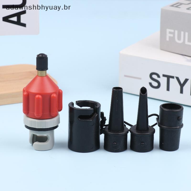 Adaptador De Válvula De Ar Adawnshubiuay Para Placa SUP Bomba Inflável Barco A Remo Caiaque Pneu Conector Kit Combinado 