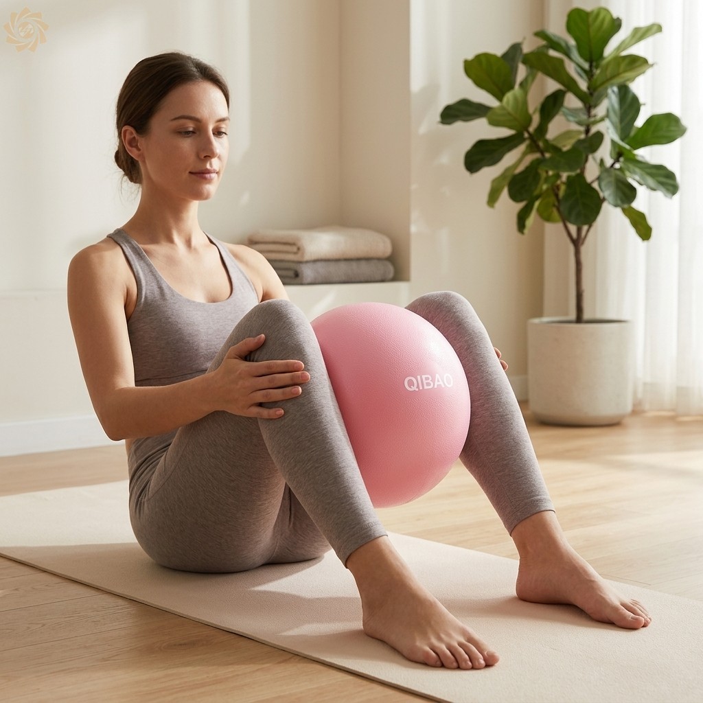Bola De Yoga Pilates Pequena Para Reparo De Núcleo Pós-Parto E Treinamento Muscular Do Assoalho Pélvico Superfície Antid