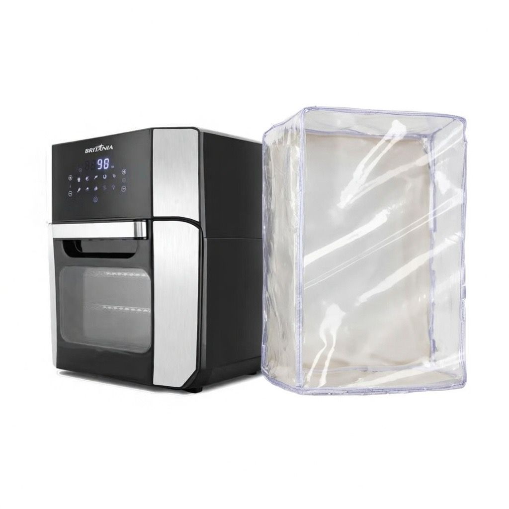 Capa Toda Transparente Air Fryer Fritadeira 4L 5L 6L 12L Todas Marcas Universal Toda Transparente Impermeável