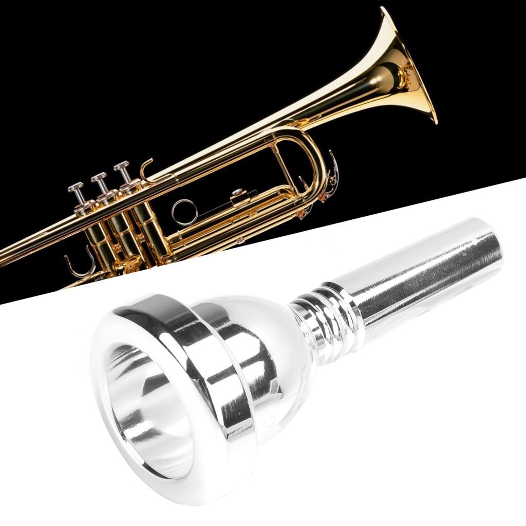 Peça de boca de trombone substituição musical tuba bocal haste grande para jogadores de trombones tenor