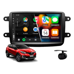 Central Multimídia Carplay Renault Captur 2017 À 2021