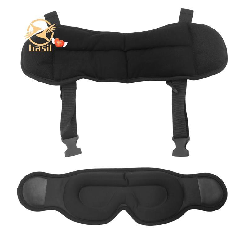 [Desconto B] Alça De Cabeça Grande Com Máscara Para Os Olhos , Almofada De Viagem Suporte De Pescoço De Avião Dormir , 3