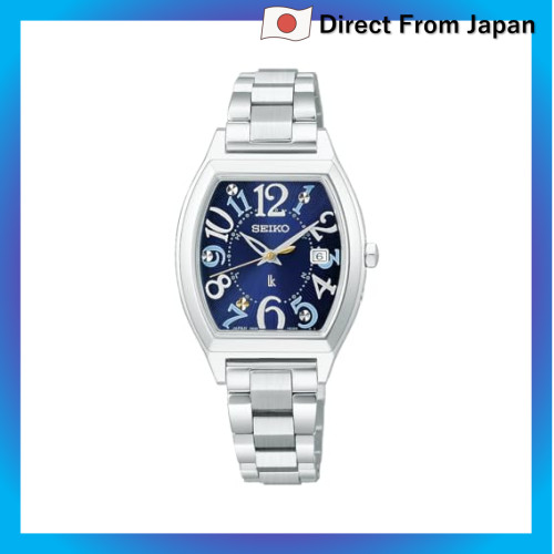 [Relógio Seiko] Relógio Feminino LUKIA SSQW103 Coleção Happy Fabricado no Japão Função de Controle Solar por Rádio Feito