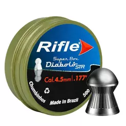Munição/Chumbinho 4.5mm Rifle STR Diabolô 500un.
