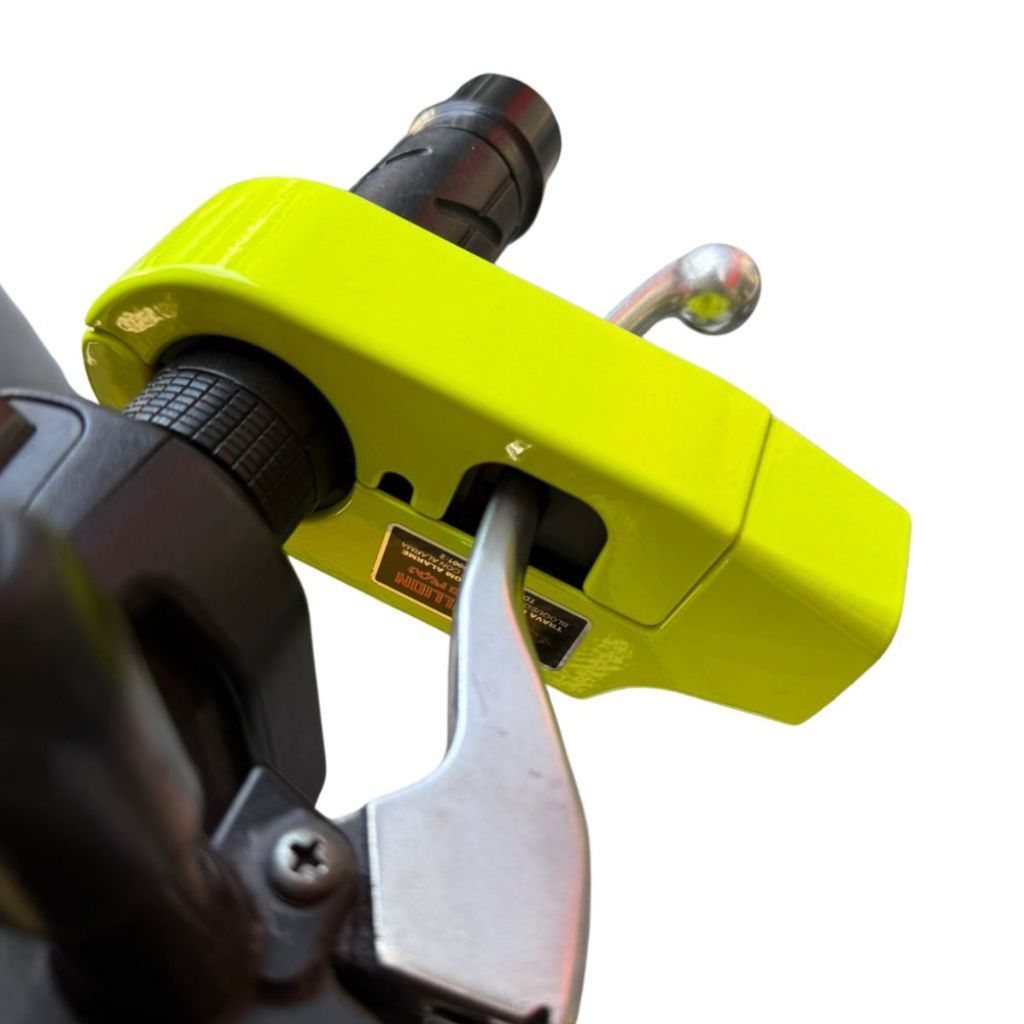 TRAVA MANETE CADEADO DE SEGURANÇA GUIDÃO DE MOTOCICLETA DE FERRO COM ALARME DE 120dB